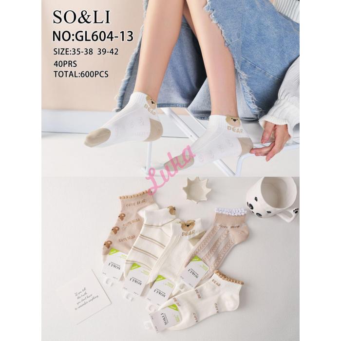 Women's Socks So&Li GL604-14