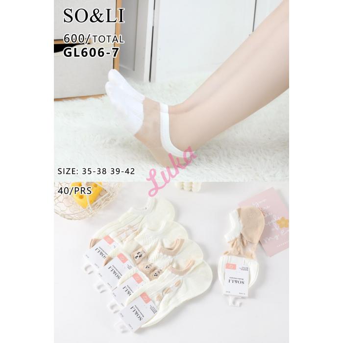 Women's low cut socks So&Li GL606-8