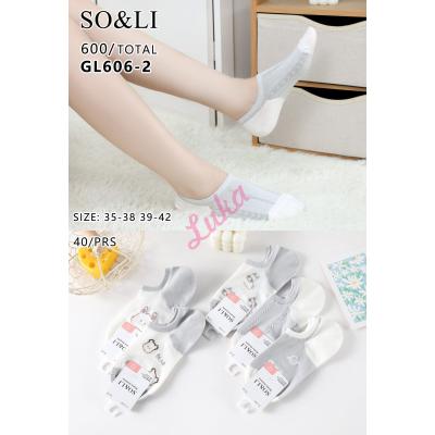 Women's low cut socks So&Li GL606-11