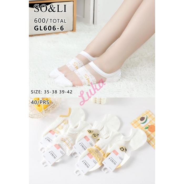 Women's low cut socks So&Li GL606-2