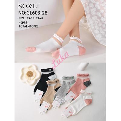 Skarpety damskie So&Li GL603-28