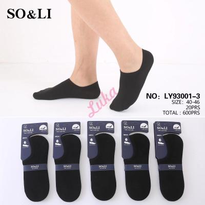 Men's low cut socks So&Li LY93001-3
