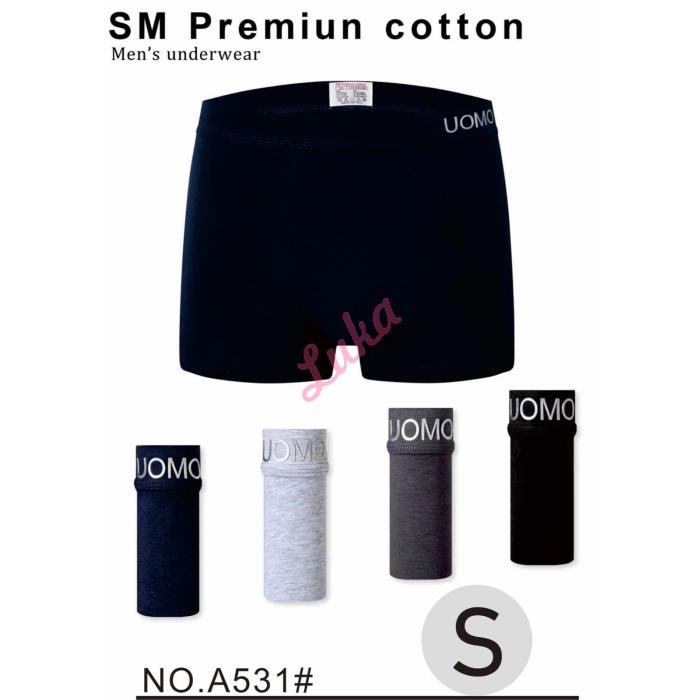 Bokserki męskie SM Premium cotton NO-A531 M
