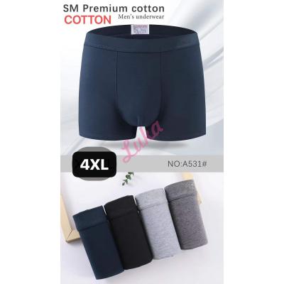 Bokserki męskie SM Premium cotton NO-A531 S