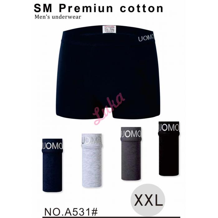 Bokserki męskie SM Premium cotton NO-A531 5XL