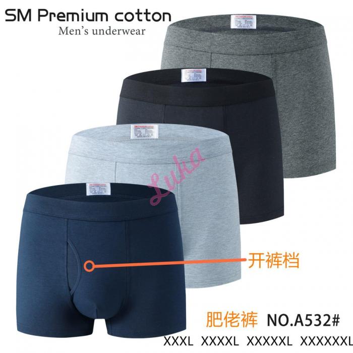Bokserki męskie SM Premium cotton NO-A531 2XL