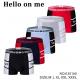 Bokserki męskie Hello on me NO-E30074