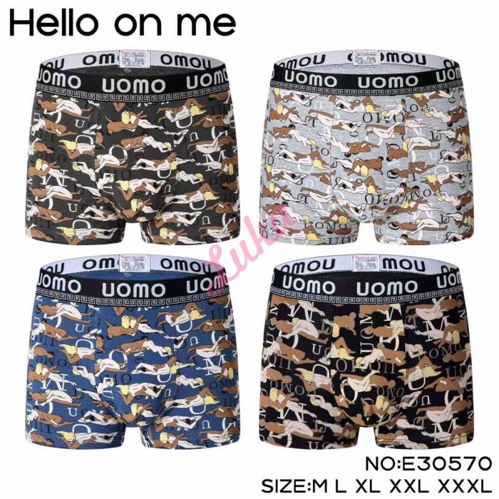 Bokserki męskie Hello on me NO-E30546