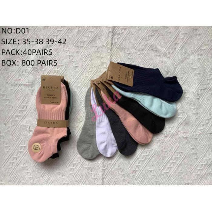 Women's Low Cut Socks Bixtra D01