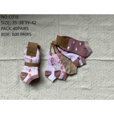Women's Low Cut Socks Bixtra C018