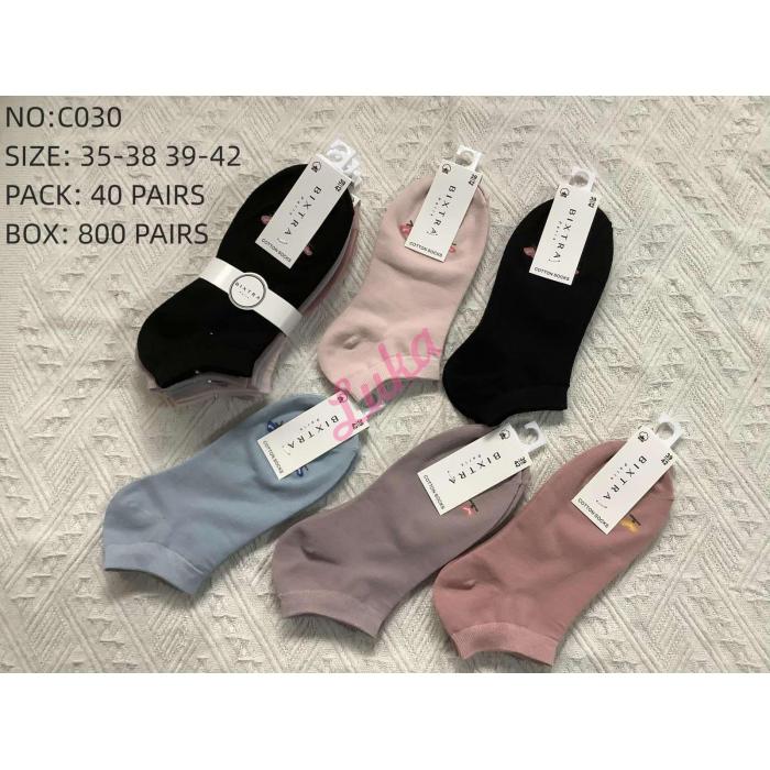 Women's Low Cut Socks Bixtra C030