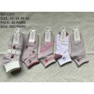 Women's Low Cut Socks Bixtra C031