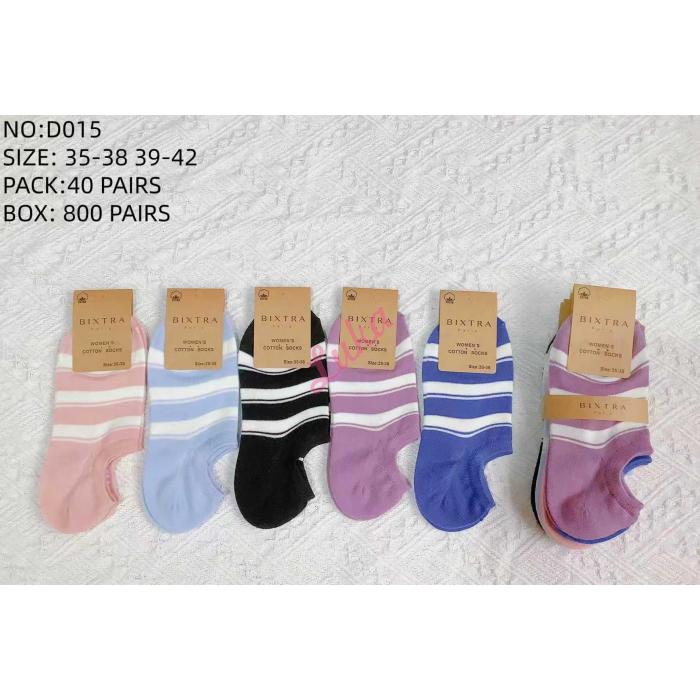 Women's Low Cut Socks Bixtra D015