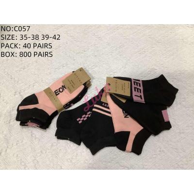 Women's Low Cut Socks Bixtra C057