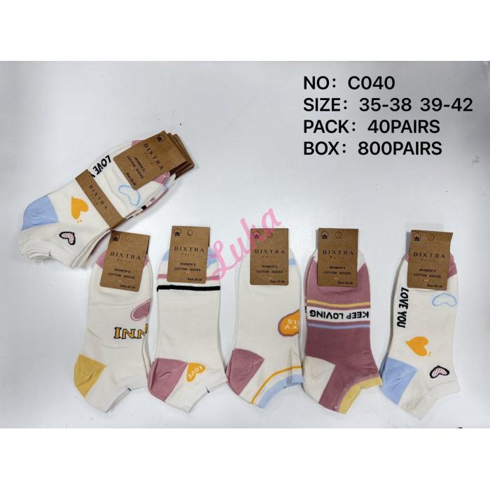 Women's Low Cut Socks Bixtra C040