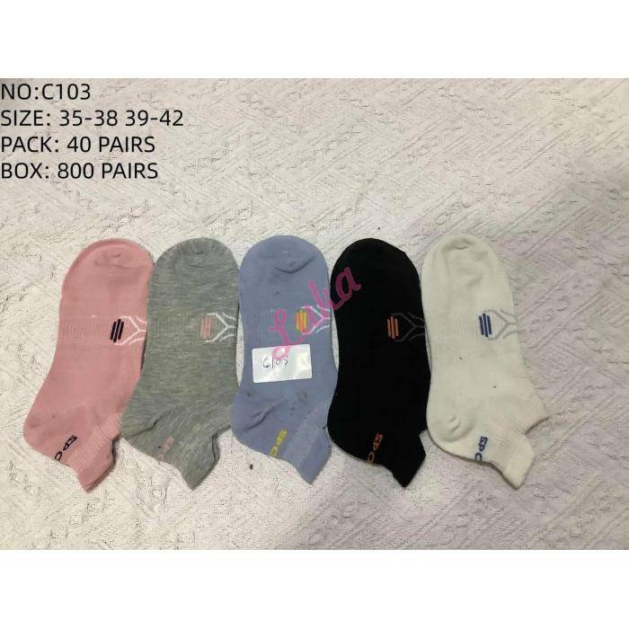 Women's Low Cut Socks Bixtra C103