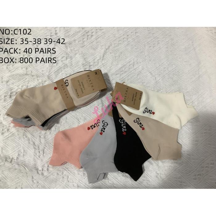 Women's Low Cut Socks Bixtra C102