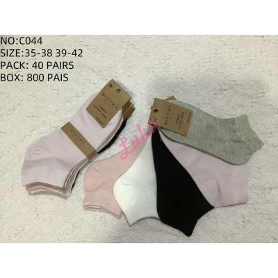 Women's Low Cut Socks Bixtra C044