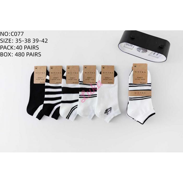 Women's Low Cut Socks Bixtra C077
