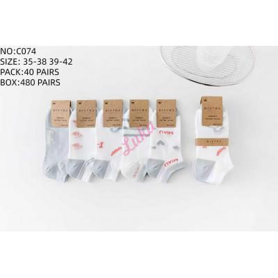 Women's Low Cut Socks Bixtra C074