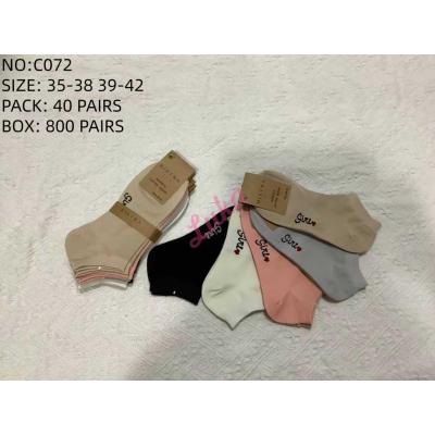 Women's Low Cut Socks Bixtra C072