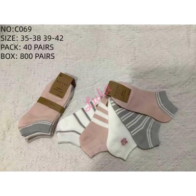 Women's Low Cut Socks Bixtra C069
