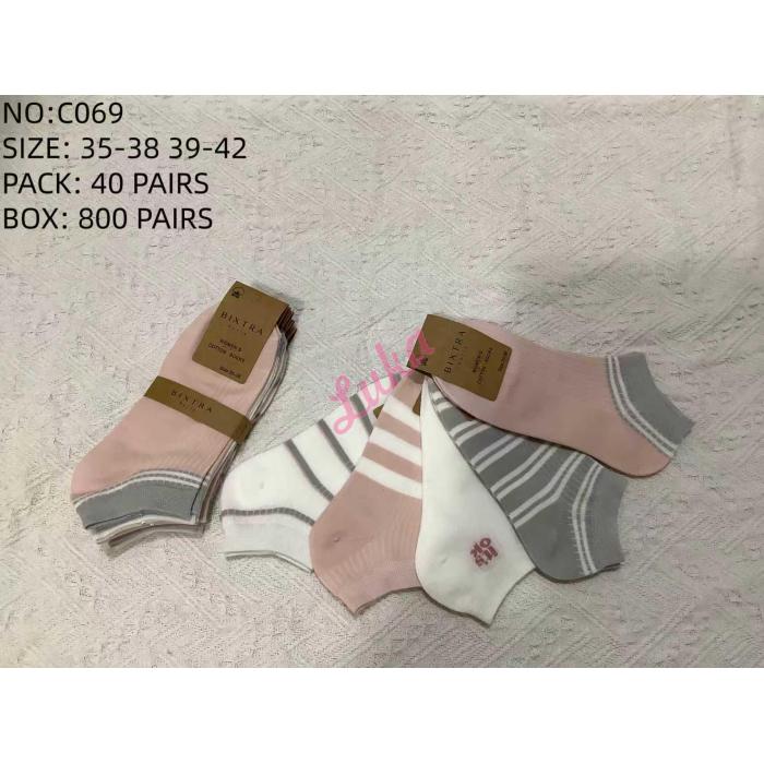 Women's Low Cut Socks Bixtra C069