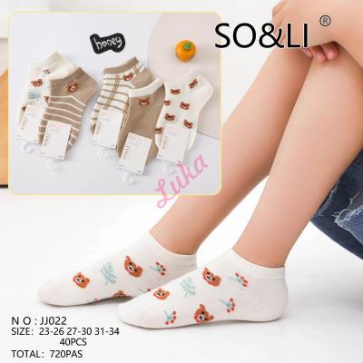 Kid's low cut socks SO&LI JJN-015