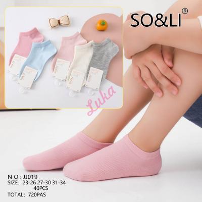 Kid's low cut socks SO&LI JJN-022