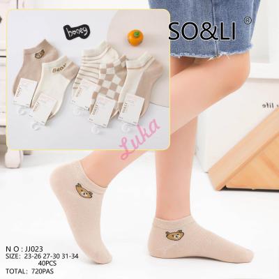 Kid's low cut socks SO&LI JJN-019