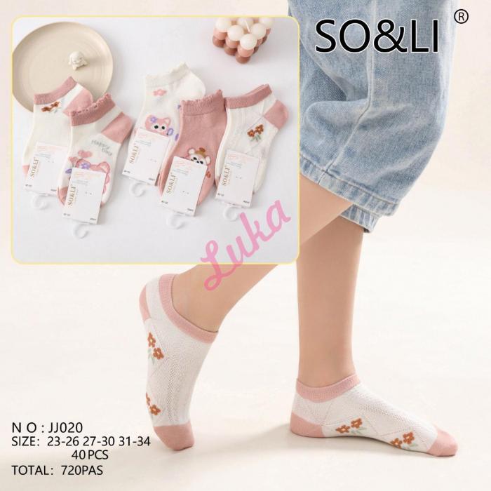 Kid's low cut socks SO&LI JJN-014