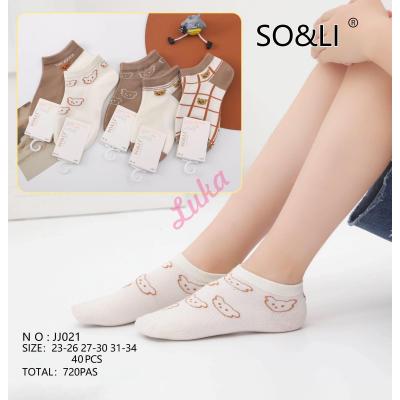 Kid's low cut socks SO&LI JJN-020