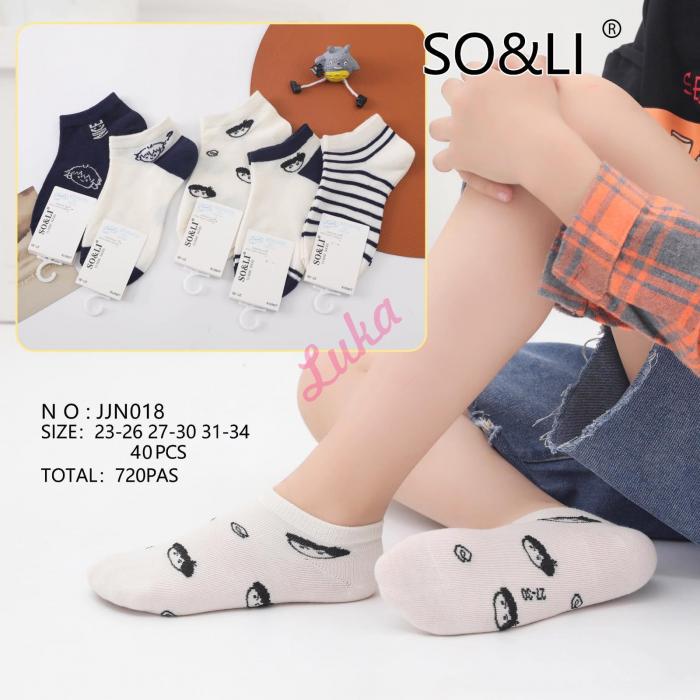 Kid's low cut socks SO&LI JJN-021