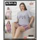 Piżama damska turecka ASMA 15140