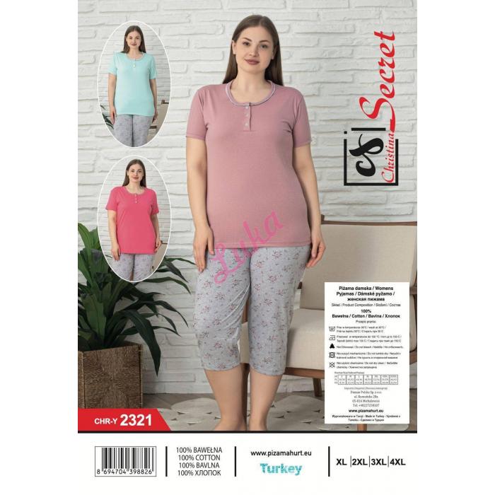 Piżama damska turecka Christina Secret NO-2299