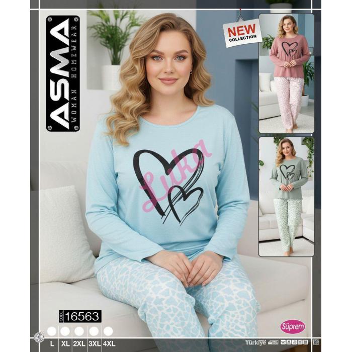 Women's turkish pajamas ASMA 16569
