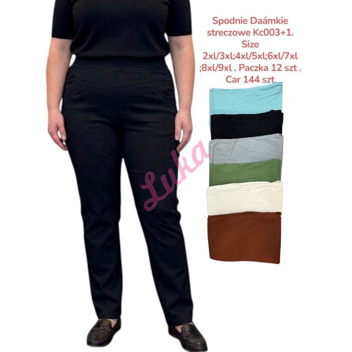 Spodnie damskie D&A B008