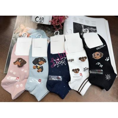 Women's low cut socks Yong C18-DN24-360