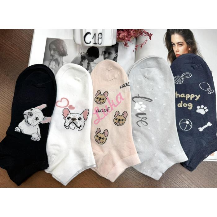 Women's low cut socks C18-DN24-361