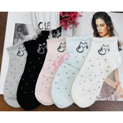 Women's low cut socks C18-DN24-362