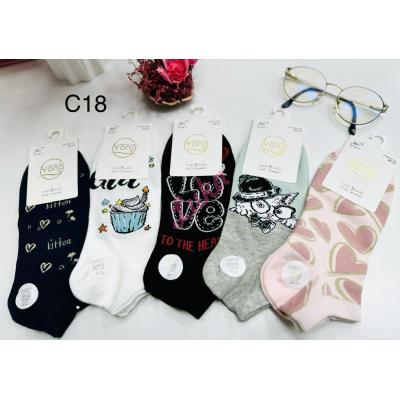Women's low cut socks Yong C18-DN24-370