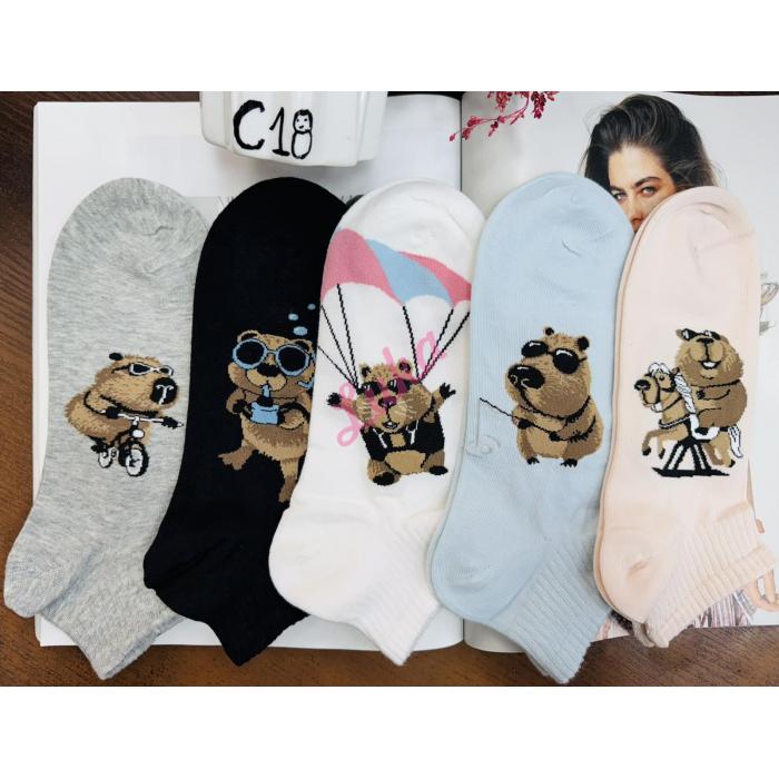 Women's low cut socks C18-DN24-379
