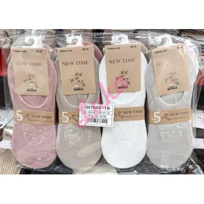 Women's bamboo low cut socks Nantong ZH7505-16