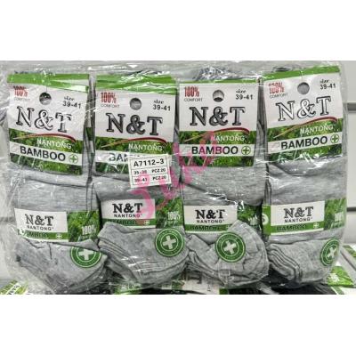 Women's bamboo low cut socks Nantong A7112-3