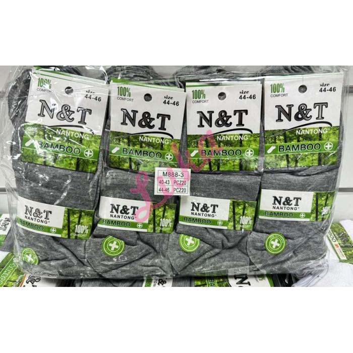 Men's bamboo low cut socks a8112-1