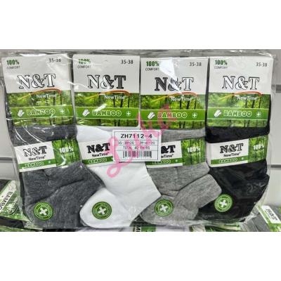 Women's bamboo low cut socks Nantong ZH7112-4