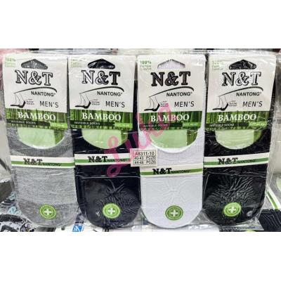 Men's bamboo low cut socks B8115-2