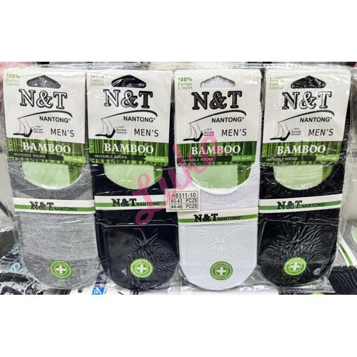 Men's bamboo low cut socks B8115-2