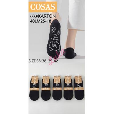 Women's bamboo low cut socks Cosas 40LM25-18