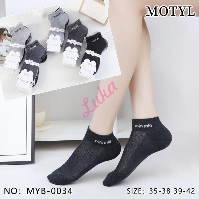 Women's low cut socks Motyl MYB-0038